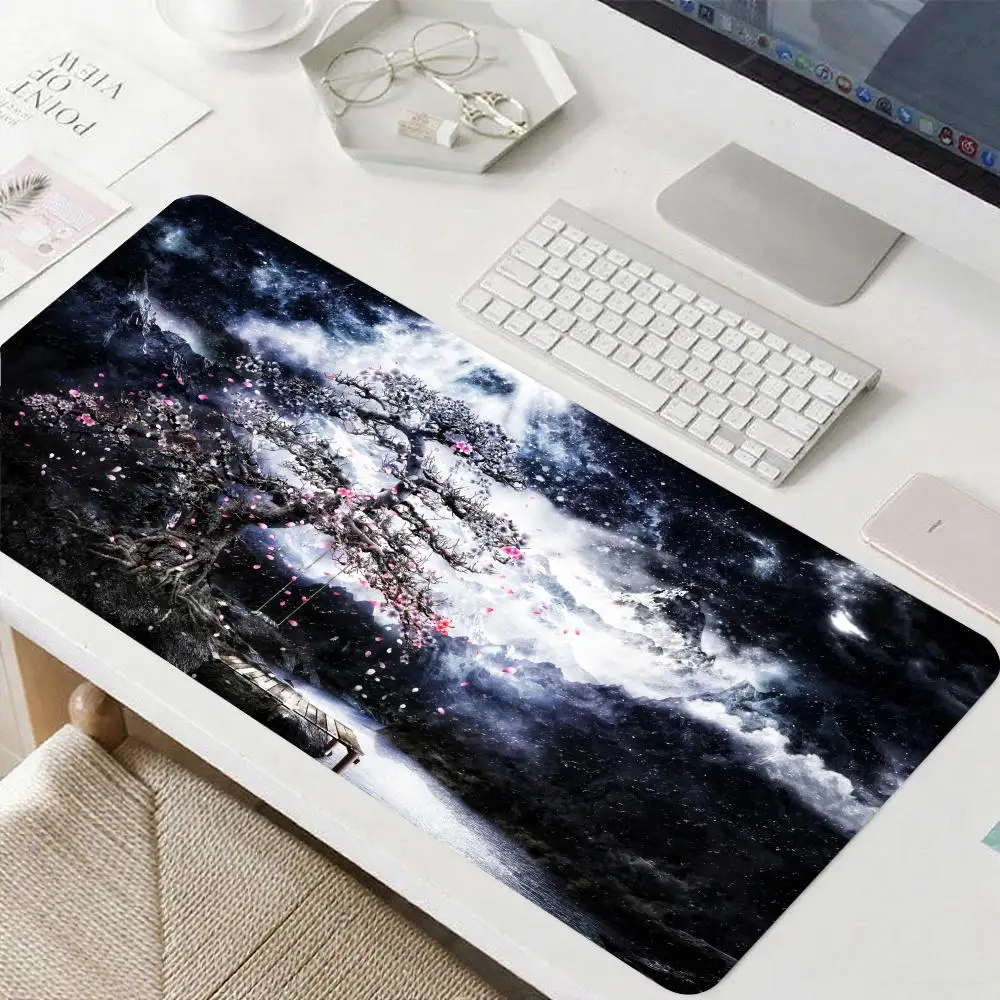 

Natural Rubber Mouse Pad Multi-Size non-slip Gaming mouse pad Gamer E-Sports Mouse Mat Game Mechanical Keyboard XXL Desk Mat