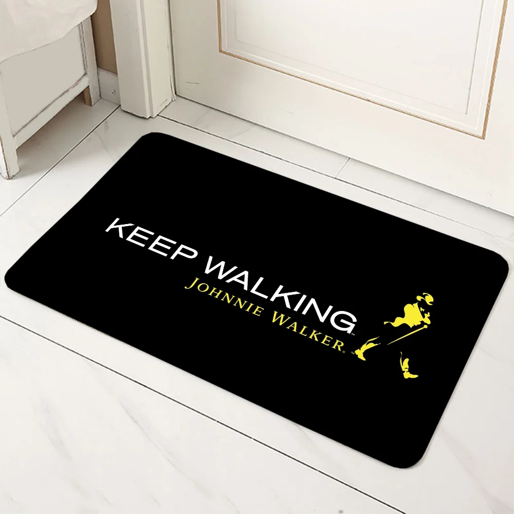 Laumango J-Johnnie Walker Foot Mat Anime Rug Cute Room Decor Mat for Hallway Carpets for Kitchen Doormat Entrance Door Balcony