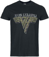 Van Halen 1980 Invasion Tour T-Shirt, Men's Hard Rock Tee, Perfect for Fans Who Love Wing Logo Art & 80s Rock Design
