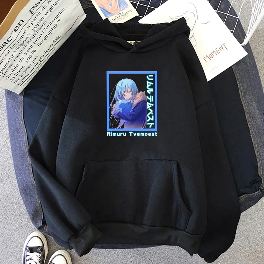 

Japanese Cartoon Women Hoodie Anime Tensei Shitara Slime Datta Ken Cosplay Hoodies Rimuru Print Sweatshirt Long Sleeve Clothing