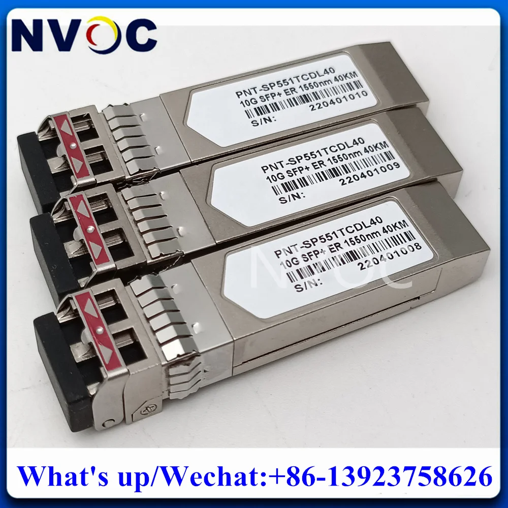 

2Pcs 10Gbps SFP+ ER Transceiver,10G Single Mode SMF 40km Duplex LC 1550nm Fiber Optic DOM Module For Mikrotik/Cisco Switch