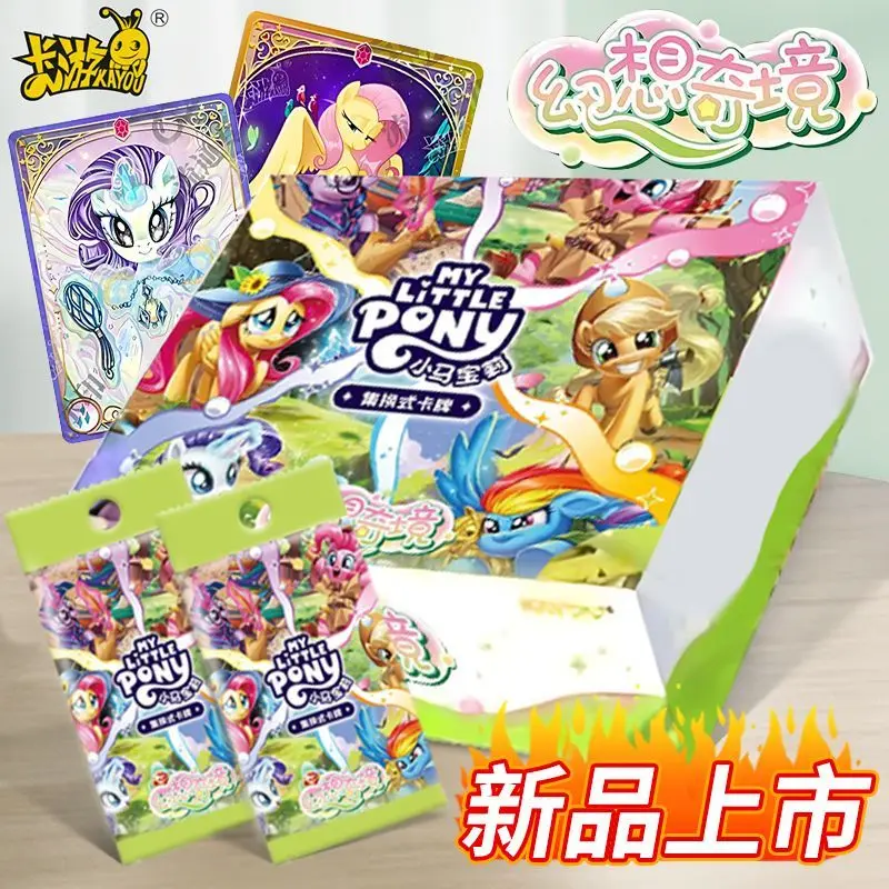 

Подлинная карта KAYOU My Little Pony, набор на Хэллоуин, карта типа обмена, карта «Кошмар, ночь», анимация, игровая коллекция, подарок на Хэллоуин