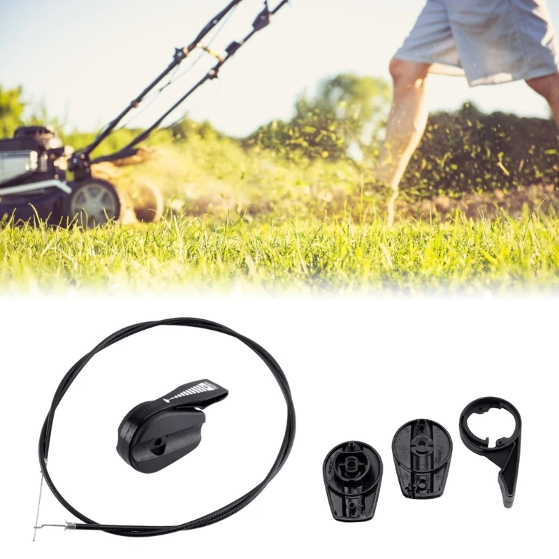 Universally For Lawnmower Lawns Mower Handle Throttle Cable Lever Control