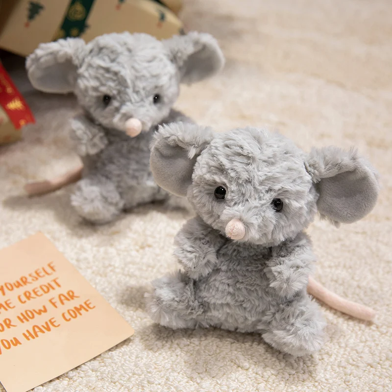 1Pc Kawaii Mini Mouse Plush Toys Stuffed Soft Animal Mouse Pillow Cute Simulation Rat Dolls for Birthday Christmas Gift