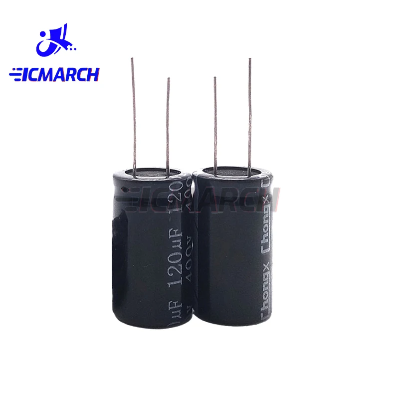 5PCS 400V 120UF Capacitor 400V120UF 18x30mm 120UF 400V Aluminum Electrolytic Capacitor