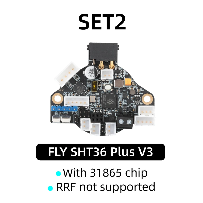 Mellow Fly SHT36 V3 Klipper/RRF Canbus/RS232 Board Compatibel 3D Printer Max Plus LDC1612 Eddy IDM Voor Nema14/17 Motor