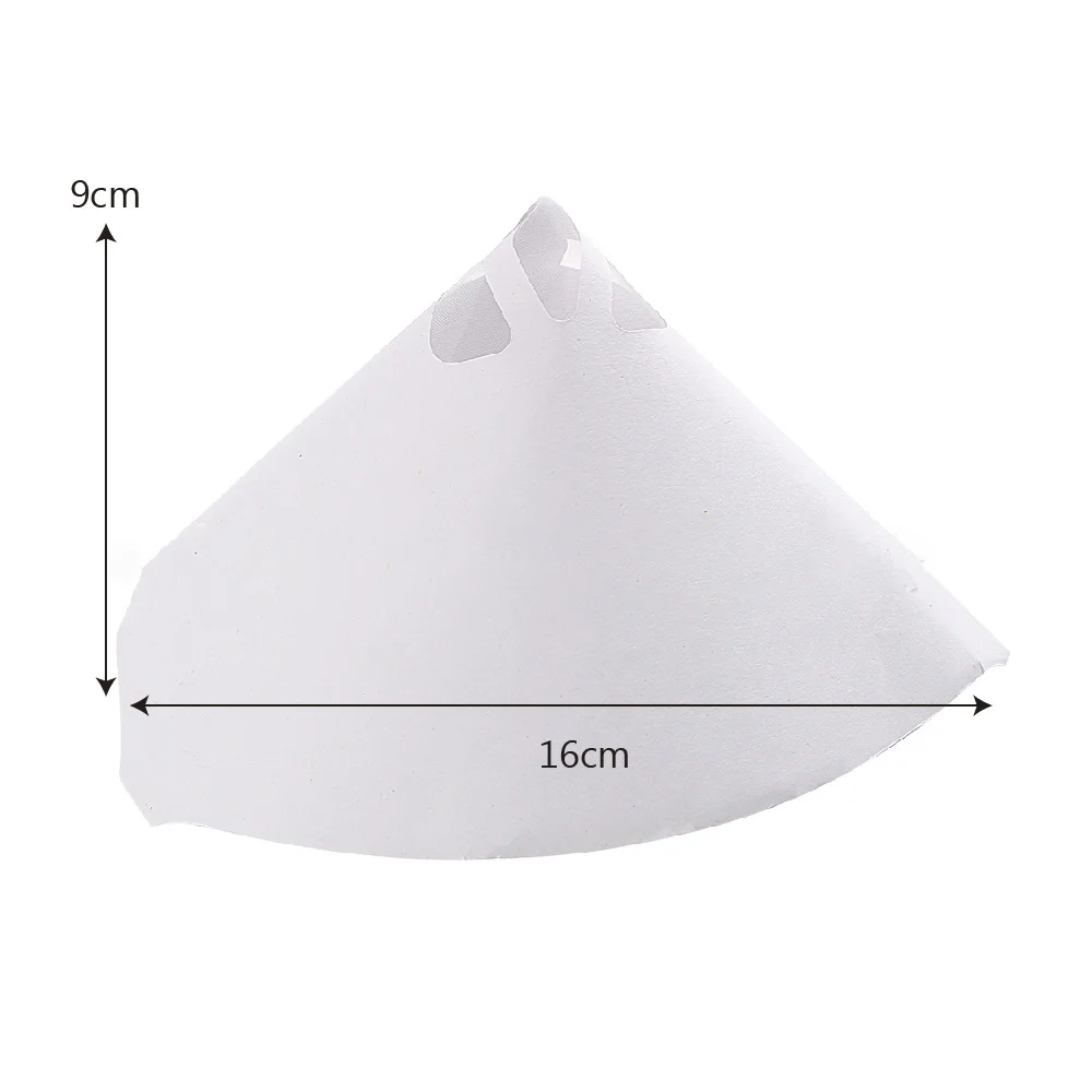 50PCS Mesh Paper Paint Strainers Paper Paint Conical Strainers Mesh Filter Cone Strainer Funnel