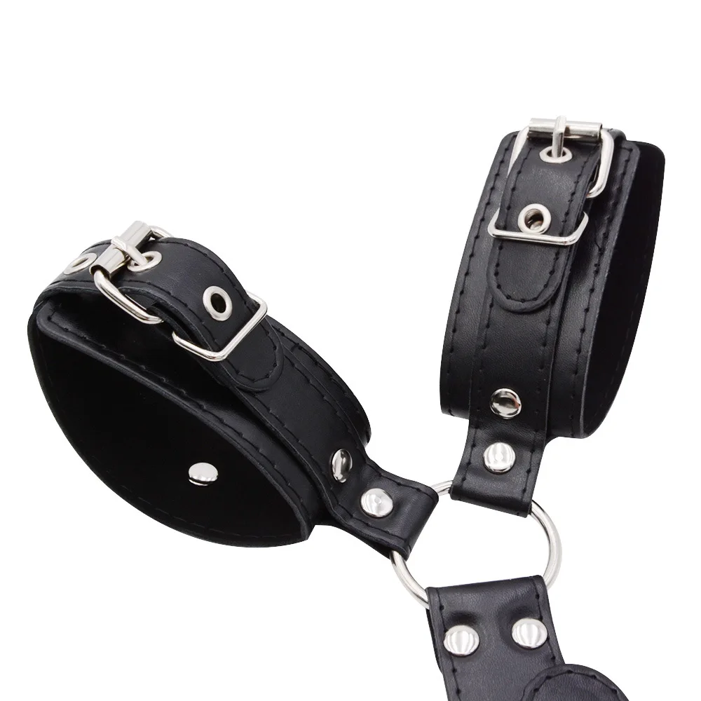 sm Anti-Back Copy Sexy Bondage and Discipline Collar Handcuffs Female Slave Training for Men and Women Sexy Sex Product Couple