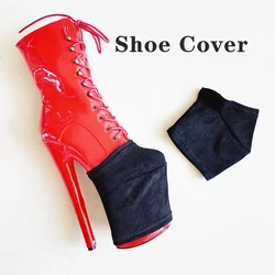 Shoes Cover High Heels Nightclub Super High Heels Cover Pole Dancing Boots Protection Cover Training Protector Shoes Wear-Resist