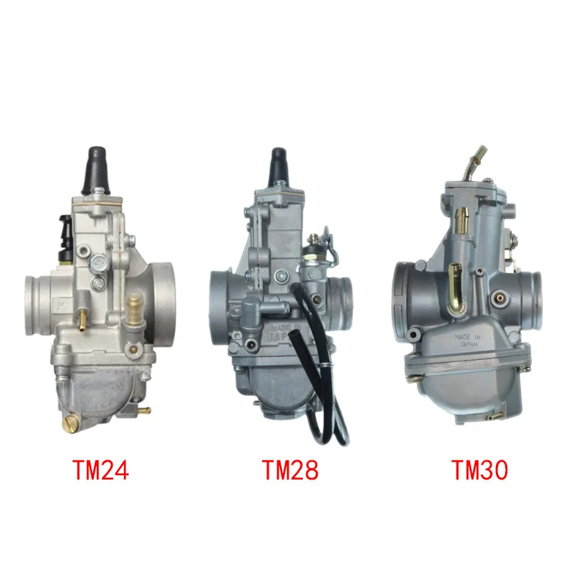 مكربن الدراجة النارية لـ Mikuni TM24 TM28 TM30 TM TMX 50-650cc CR250 KX125 KX150 محرك رباعي الأشواط