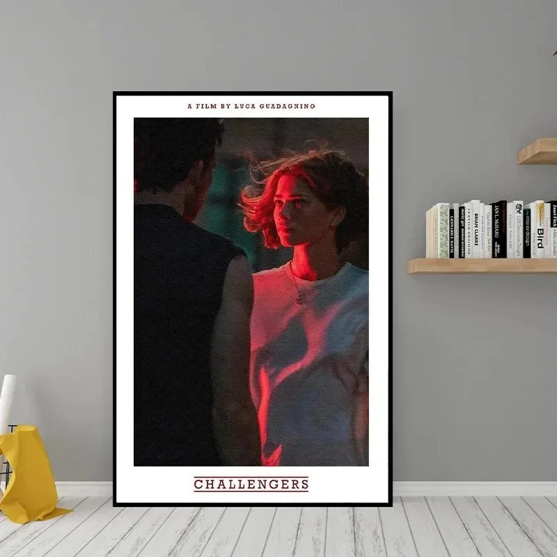 Movie Challengers (2024)  Poster Prints Tennis Sport Film Canvas Painting Wall Art for Cinema Living Room Home Decor Gifts