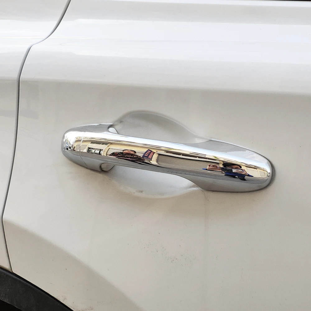 Car Door Handle Cover for Toyota RAV4 RAV 4 2013 2014 2015 2016 2017 2018 Door Handle Trim Sticker Styling Accessories