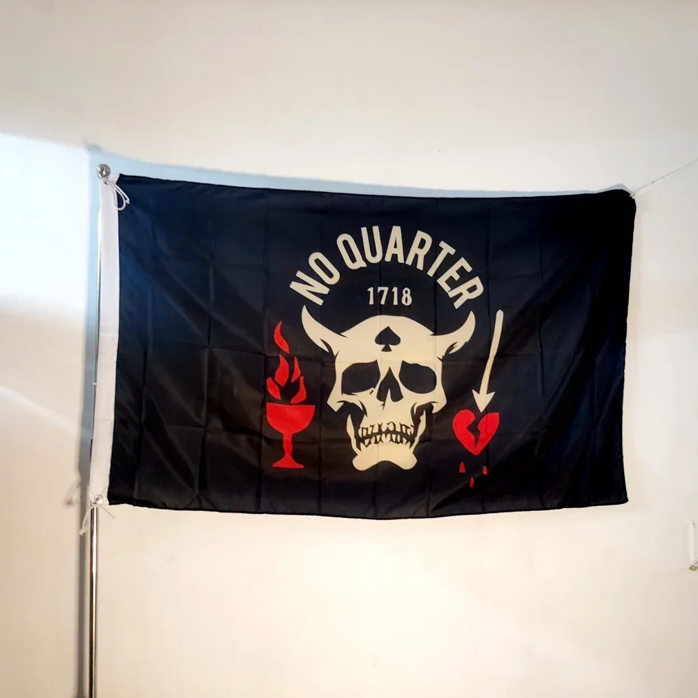 

No Mercy Flag 90x150cm Double Stitched Polyester Indoor/Outdoor Home Decor Aesthetic Wall Art Durable Hanging Banner