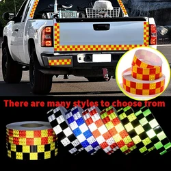 Car Reflective Tape PVC Bicycle Wheels Reflect Fluorescent Sticker Bike Reflective Sticker Strip Tape For Trucks Auto Motorcycl