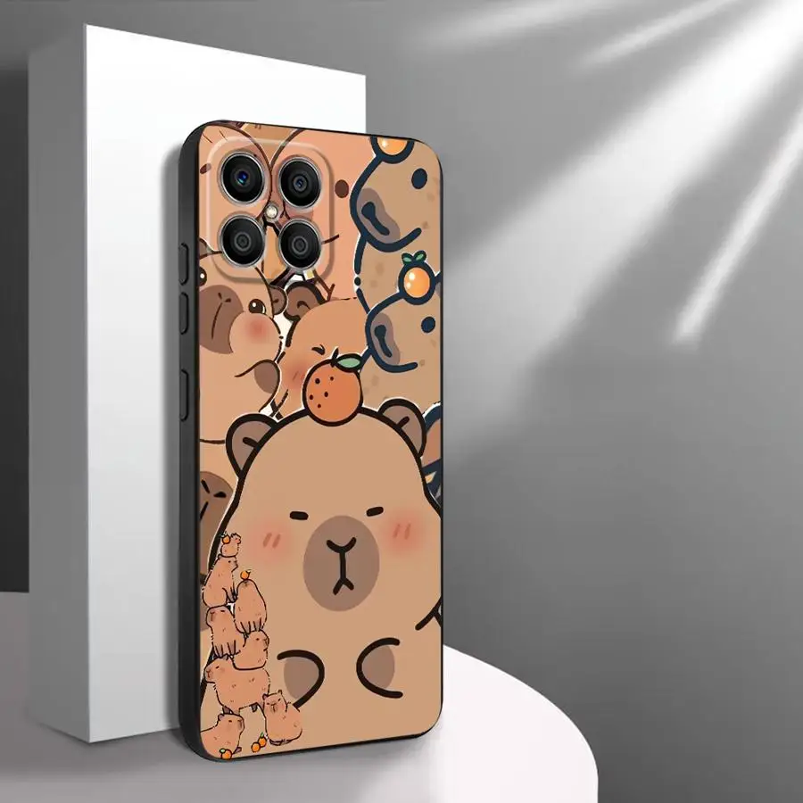 Imagen 5: Funda Protectora para Teléfono Honor X9a X8 X6 Magic5Lite 8X 70 90 X5b 200 400 Lite X7, Diseño Colorido de Capibara