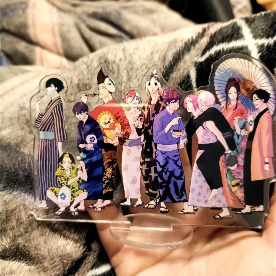 علامة "Blue Prison" الدائمة لجميع الأشياء هي زخرفة لسطح المكتب من الأكريليك اللطيف. أعطها إلى أفضل صديقك كهدية "Reiyo Oden" #3