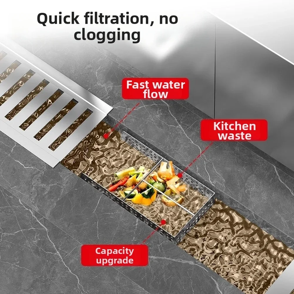 Floor Drain Strainer Sewer Drain Basket Easy Clean Sewer Drain Basket Drain Filter Prevents Clogging Traps Debris