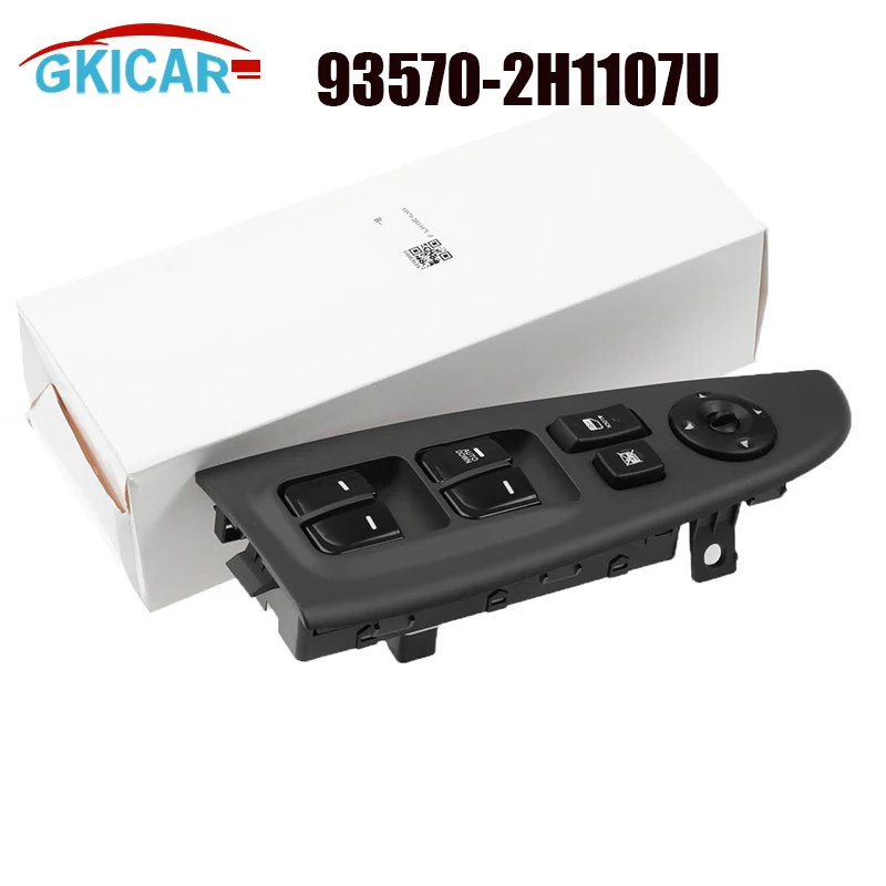 

93570-2H1107U 935702H1107U Driver Power Master Window Switch 93570-2H0109P For 2007- 2010 Hyundai Elantra