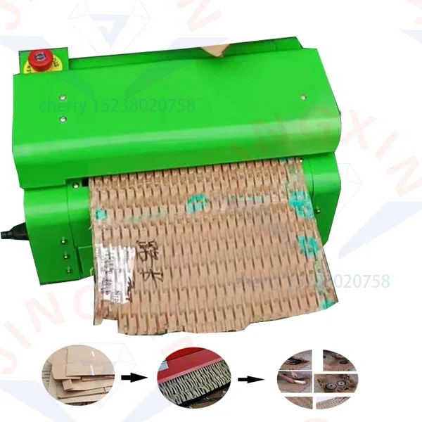 Factory Supply Waste Paper Boxes Cutting Carton Perforators Machine Box Cutting Carton Cutting Machine Cardboard Shredder