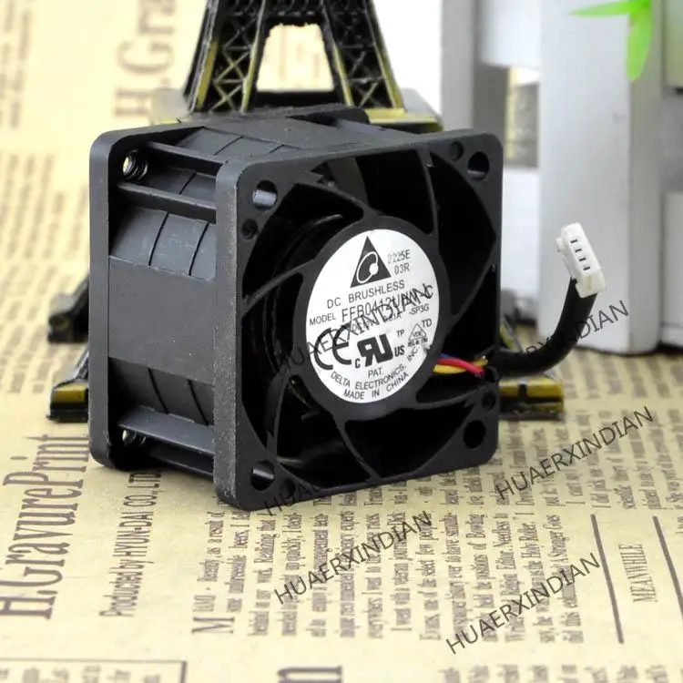 جديد 4028 12V 0.81A FFB0412UHN-C PWM طقم تجميع مروحة التبريد