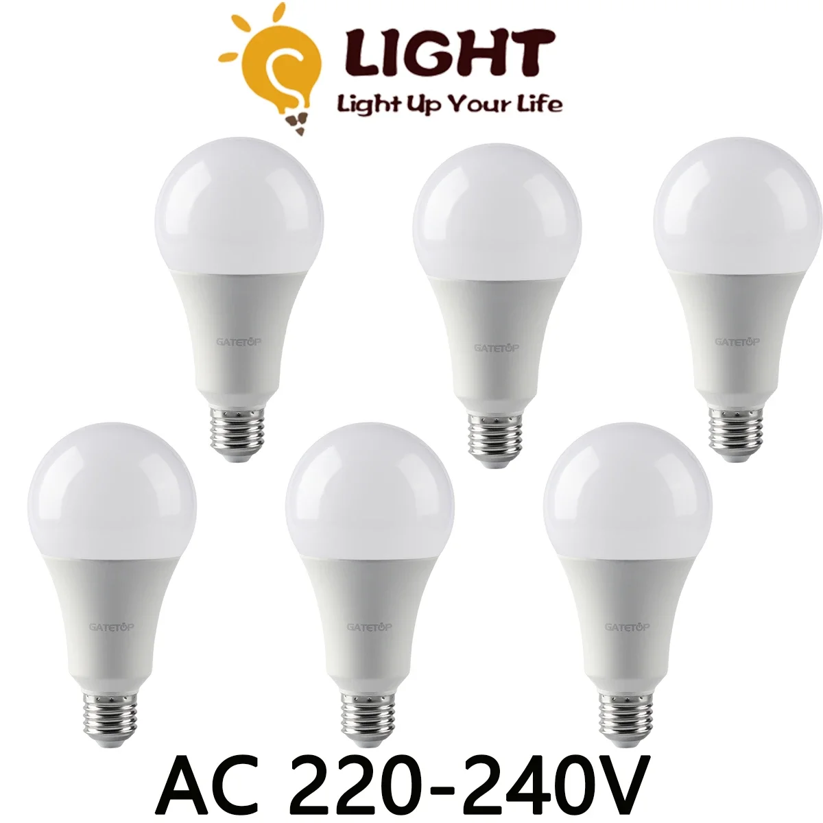 

Super Bright Led Bulb Power 8W 10W 12W 15W 18W 20W 24W E27 B22 AC220V No Flicker Warm White Light for Home Room Indoor