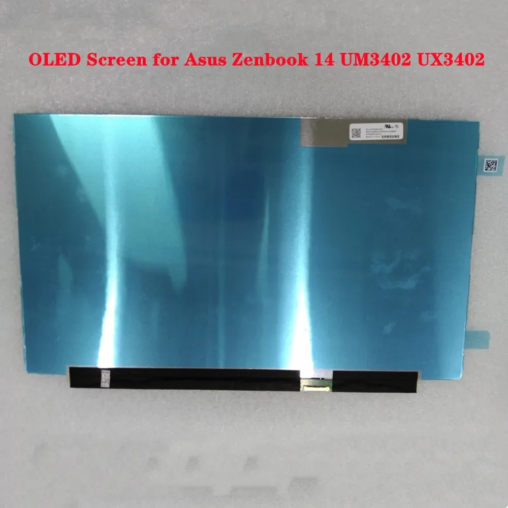 

14 inch OLED Screen for Asus Zenbook 14 UM3402 UX3402 Laptop IPS Panel 90Hz Non-touch QHD 2880x1800 100% sRGB