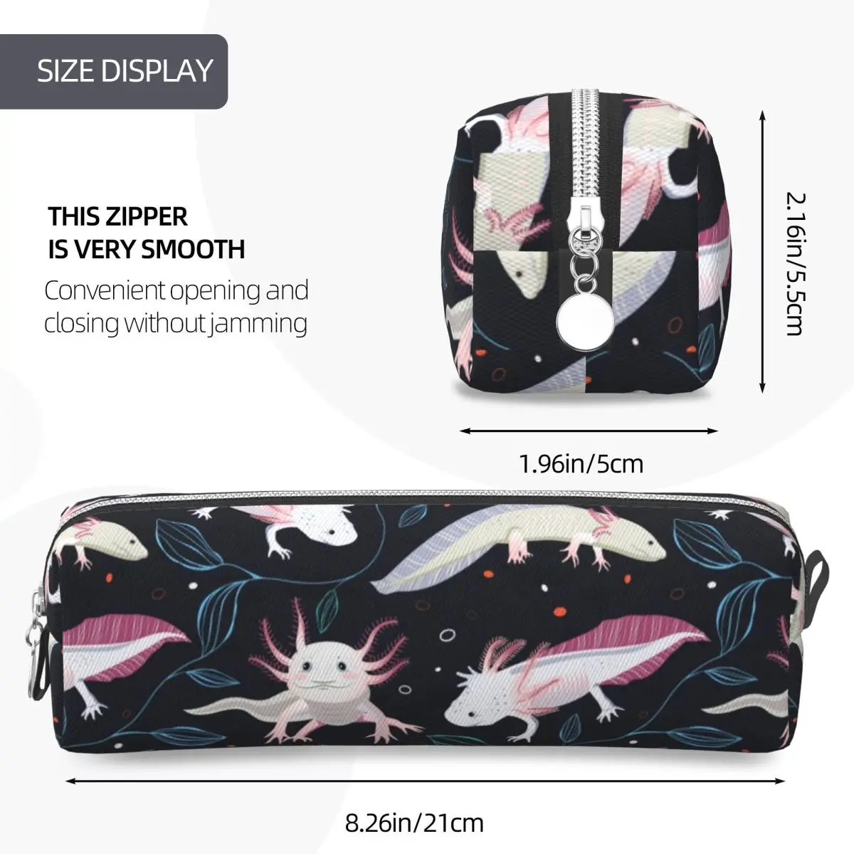 لطيف مقلمة قنفذ البحر السمندر الحيوان حامل أقلام أكياس للطلاب سعة كبيرة الطلاب الهدايا المدرسية pencelcases