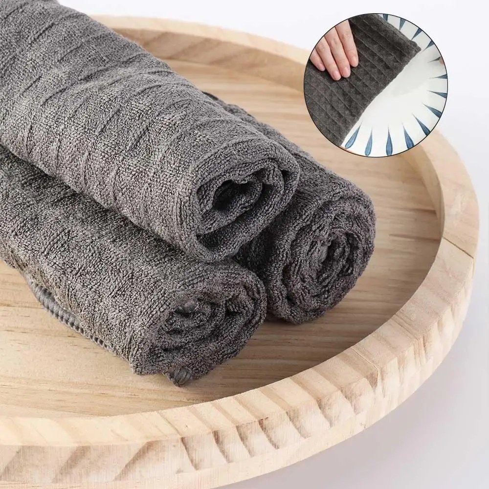Kichen Tools Absorbing Water Coffee Machine Cleaning Towel No Lint Druable Waffle Weave Dish Cloths High Fiber Bar Towel Kitchen