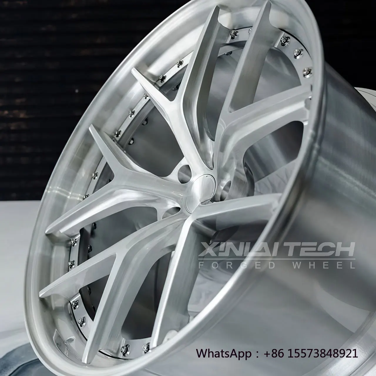 

2 Piece Forged Wheels 5x112 5x114.3 5x120 Aluminum Alloy Rims for Custom Finish Wheels