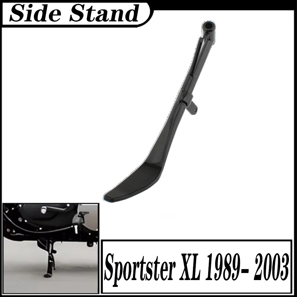 FOR Harley Davidson Sportster 883 1200 XL883R XL883C XL1200C XLH1200 XLH883 Deluxe Motorcycle Side Jiffy Kick Stand