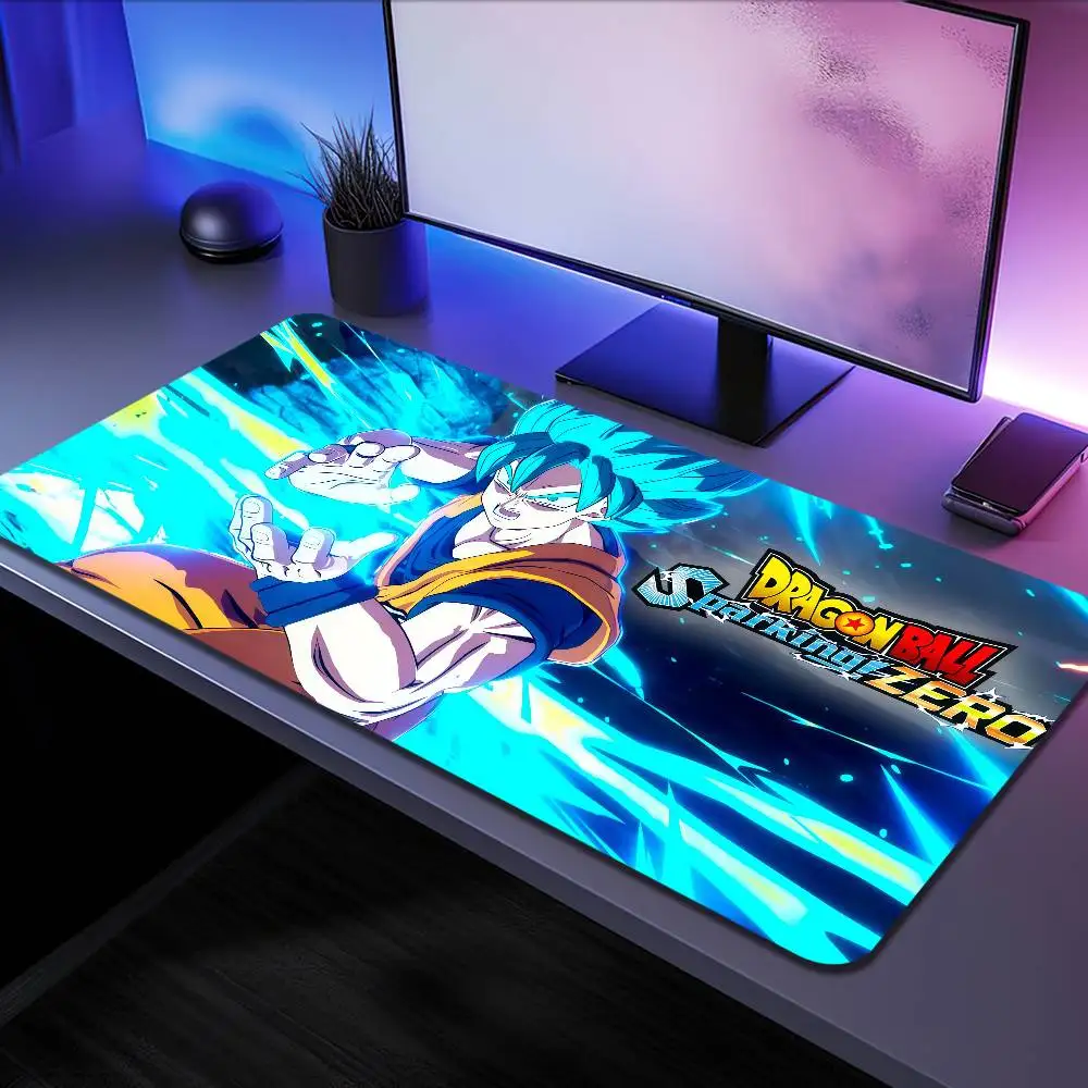 Alfombrilla de escritorio grande para teclado, alfombrilla ergonómica de Dragon Ball Sparking Zero Anime, alfombrilla de goma para oficina, PC, antideslizante, antidecoloración, juego personalizado para el hogar