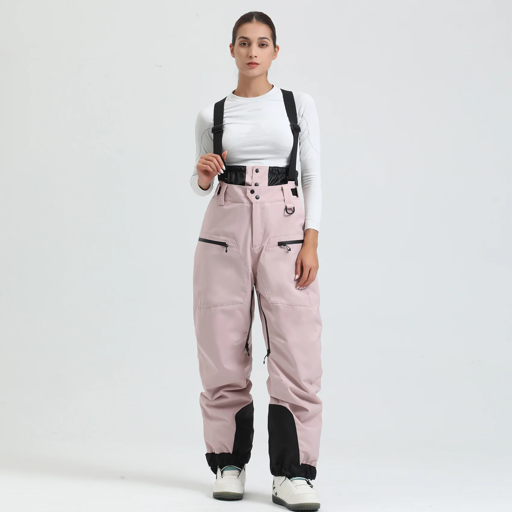 Giacca invernale calda con cappuccio Pantaloni Tute da neve da donna Sport all'aria aperta Mountain Man Set da sci Costumi da snowboard maschili impermeabili Abbigliamento