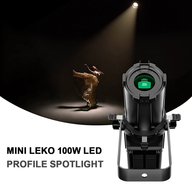 SHEHDS 100W LEKO High CRI 90+ Professional Museum Gallery Framing Projector Led Spotlight