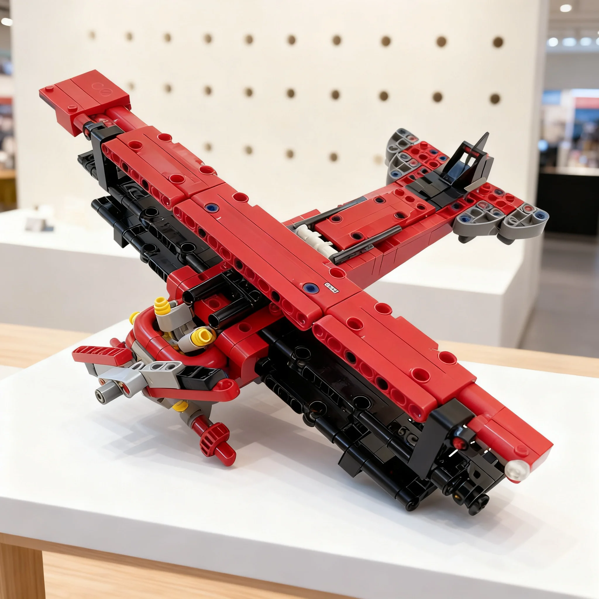 862pcs MOC Technical Fokker DR1 Triplane Tractor! Forded Bronco Model Building Blocks Construction Christmas Gifts Toy 3D Art