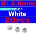 2.8mm PP white