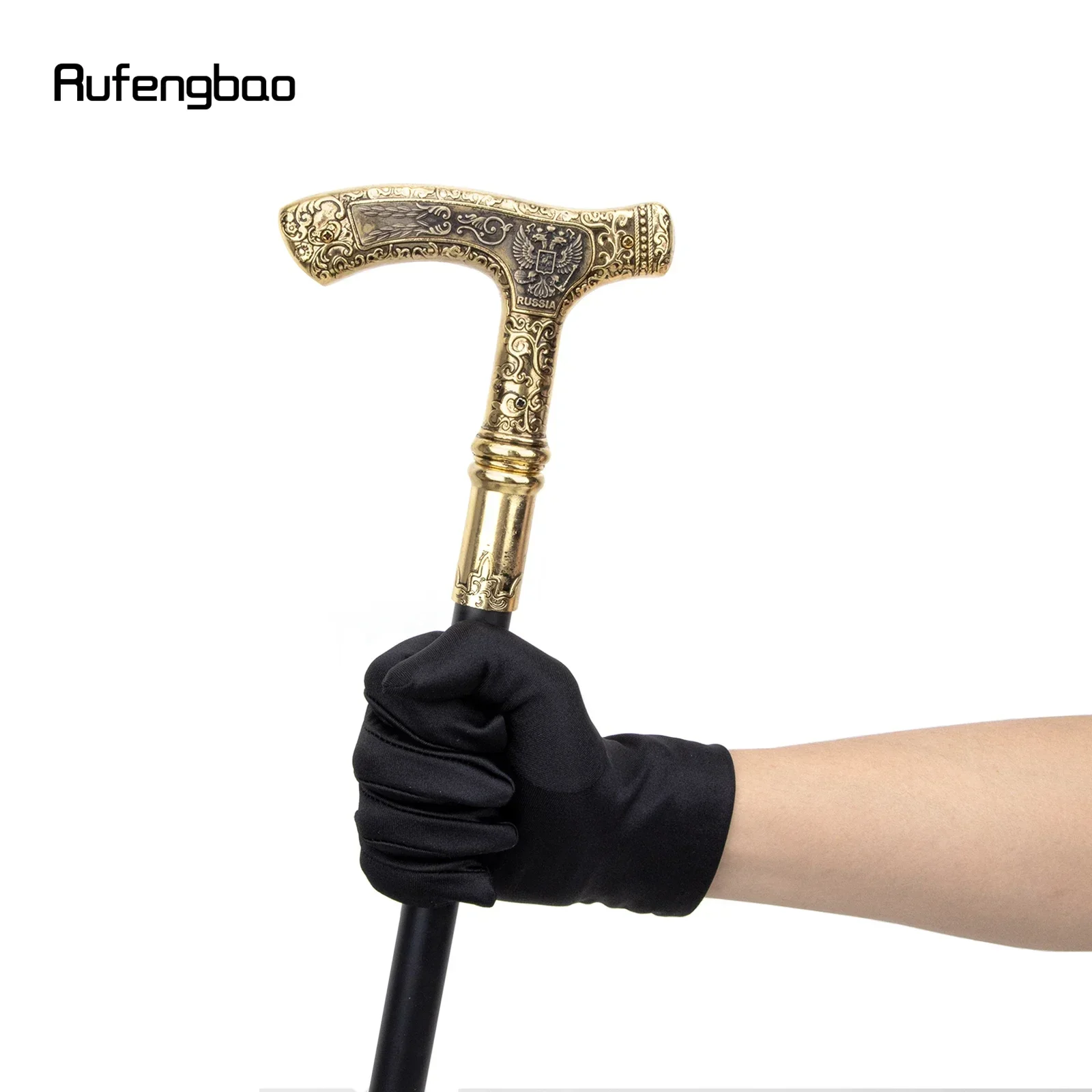 Russia Double Headed Eagle Luxury Pattern Walking Stick Party Fashion Elegant Performance stage Cane 90cm