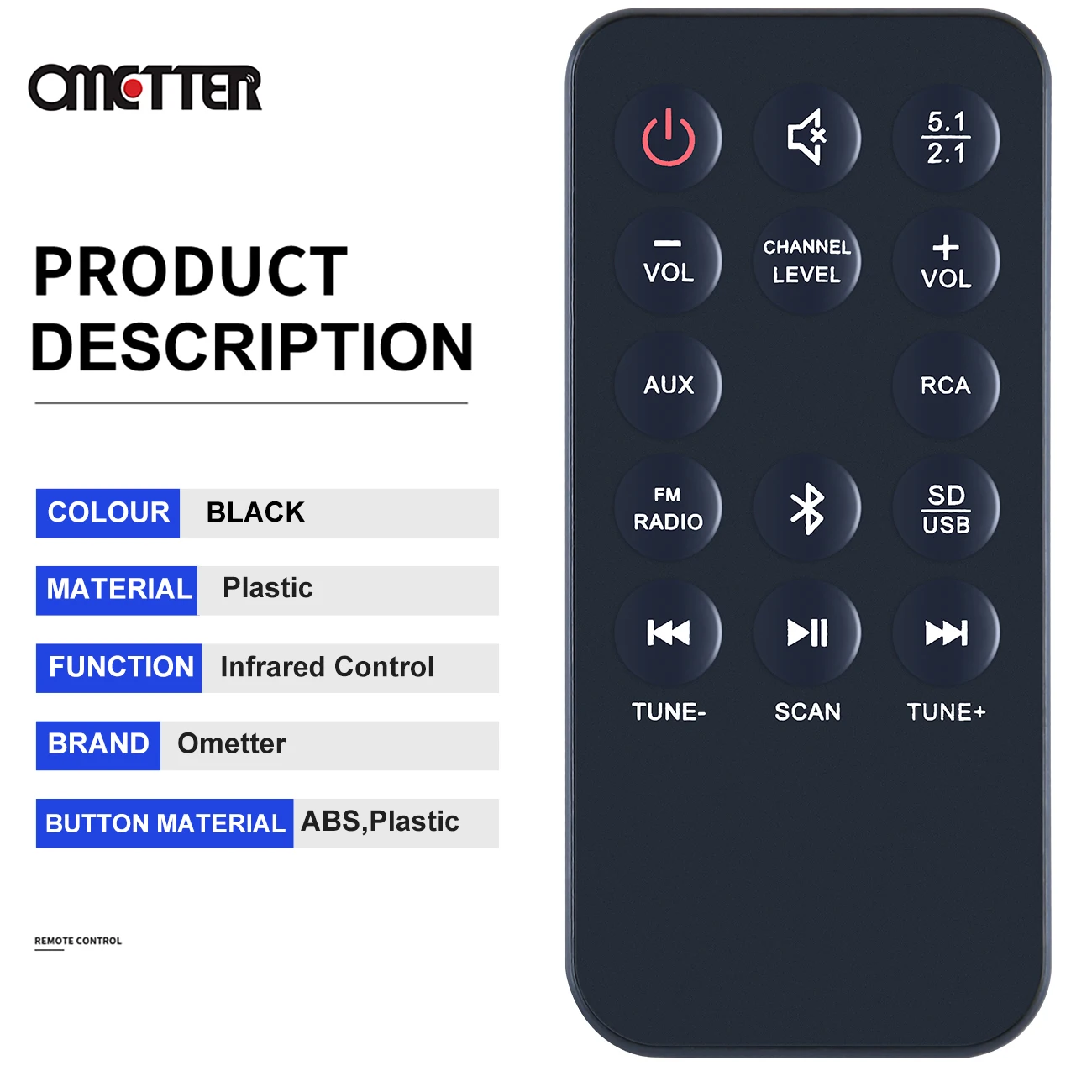 Пульт дистанционного управления RI0004 для Logitech LOGI Z607 Z606 Bluetooth 5,1 объемный звук динамик Беспроводная портативная система