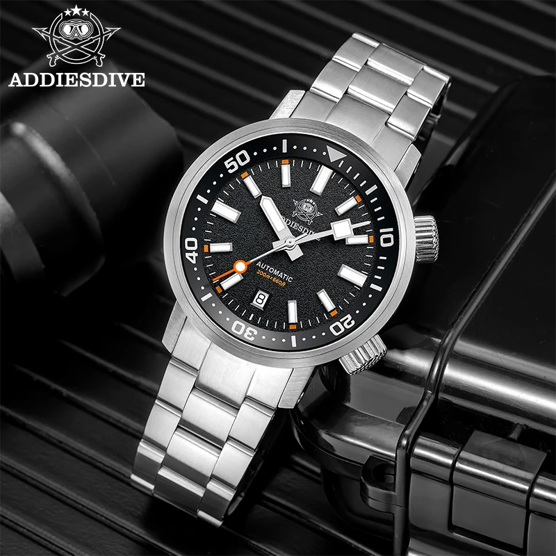 

ADDIESDIVE Luxury Sapphire Automatic Watches 200m Waterproof Diver Wristwatch Rotatable Bezel BGW9 Luminous Men Mechanical Watch