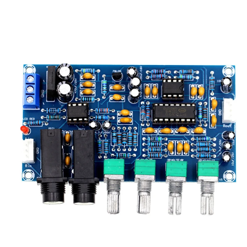 Board Dual AC12 Microphone Amplifier BoardV Digital Karaoke Reverberation PT2399 view 5