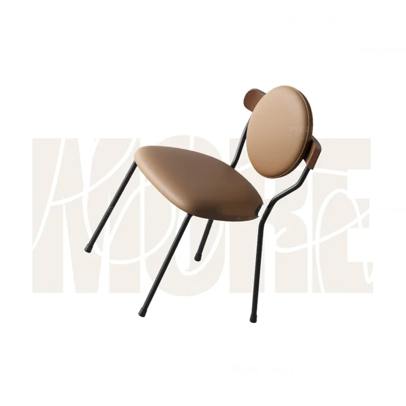 Modern Nordic Dining Chairs Office Metal Living Room Events Bar Dining Chairs Party Restaurant Waiting Sillas Lounge Furniture image 4