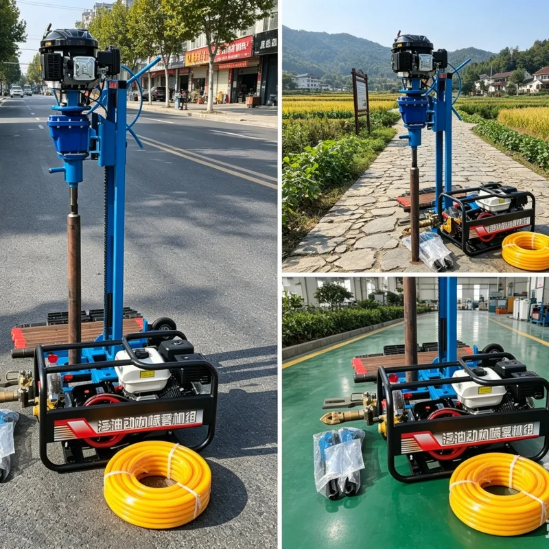 

Customized Hot-selling CE-certified small water well drilling rig, high-quality shallow geological water well drilling machine