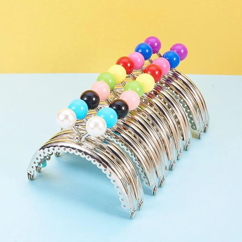 Candy Color Metal Purse Frame Kiss Clasp Purse Clasp Frame Bag Kiss Clasp Lock Purse Frame Bag Clasps Bag Frame Buckle DIY Craft