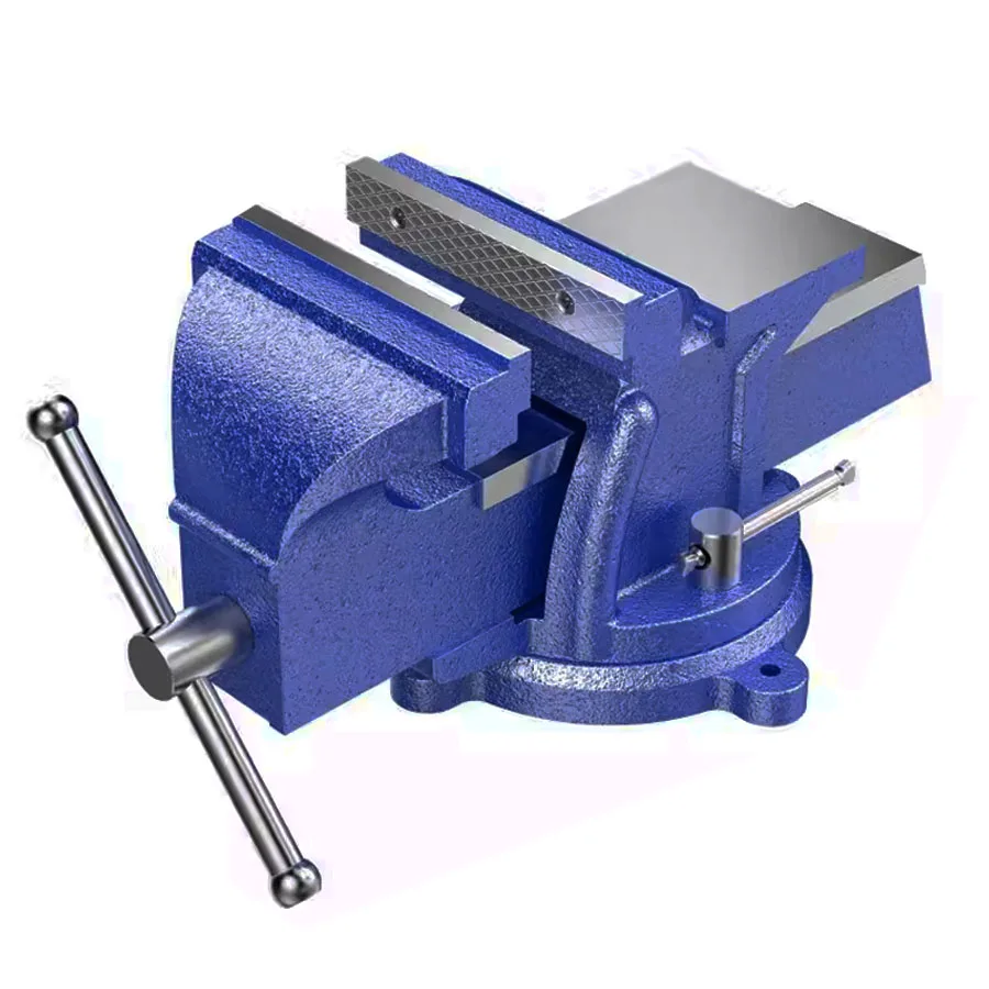 Heavy duty 3/4/5/6/8/10/12 inch bench vise, household industrial grade automotive repair vise, flat mouth vise, bench vise