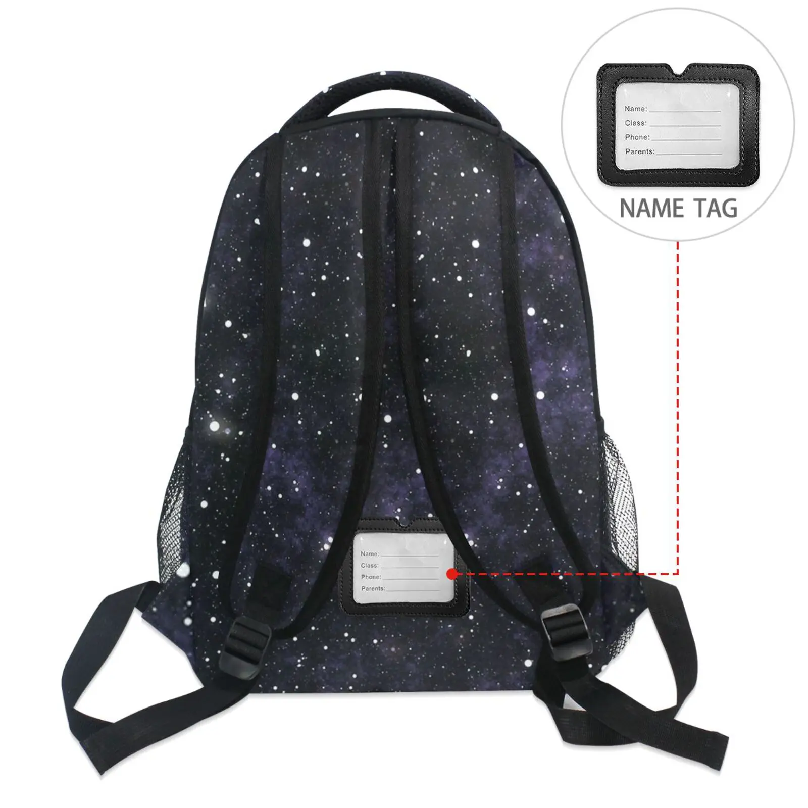 2022 NEW School Bag Sky Stars Printing Men Women Big Capacity Travel Backpacks Student School Bag Laptop Backpack For Men Gift