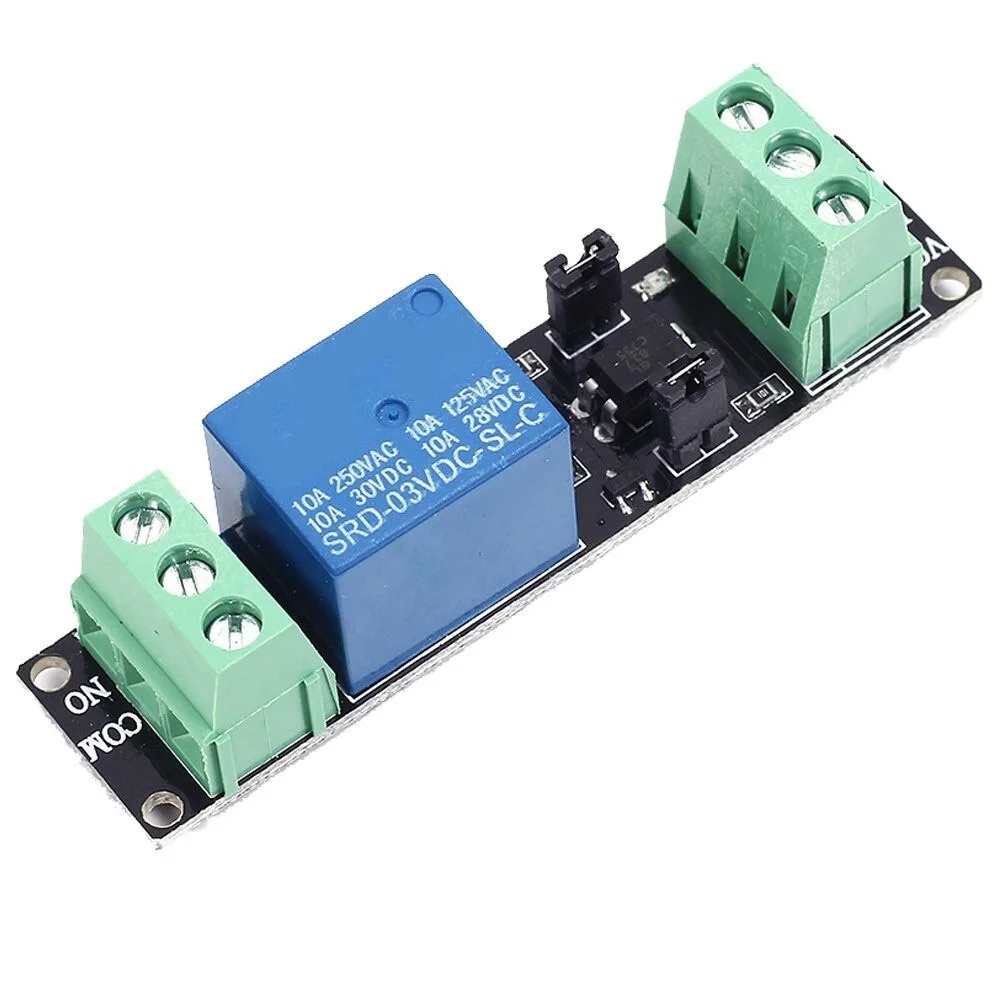 5pcs 3V Relay Power Switch Board 1 Channel Optocoupler Relay Module Isolated Drive Control Board For Development Board