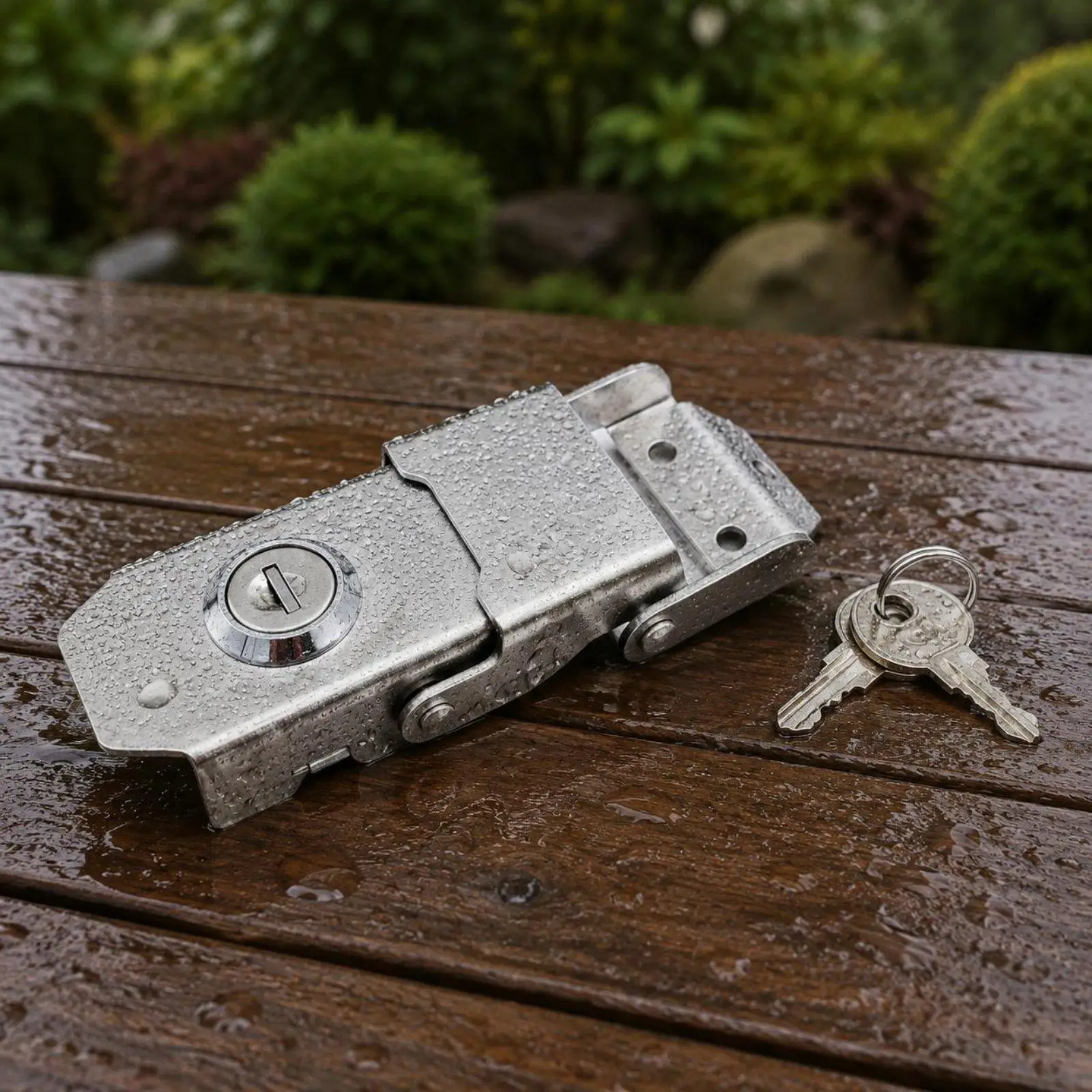Heavy Duty Stainless Steel Motorcycle Luggage Lock Secure Side Case Lock for Long Distance Riding