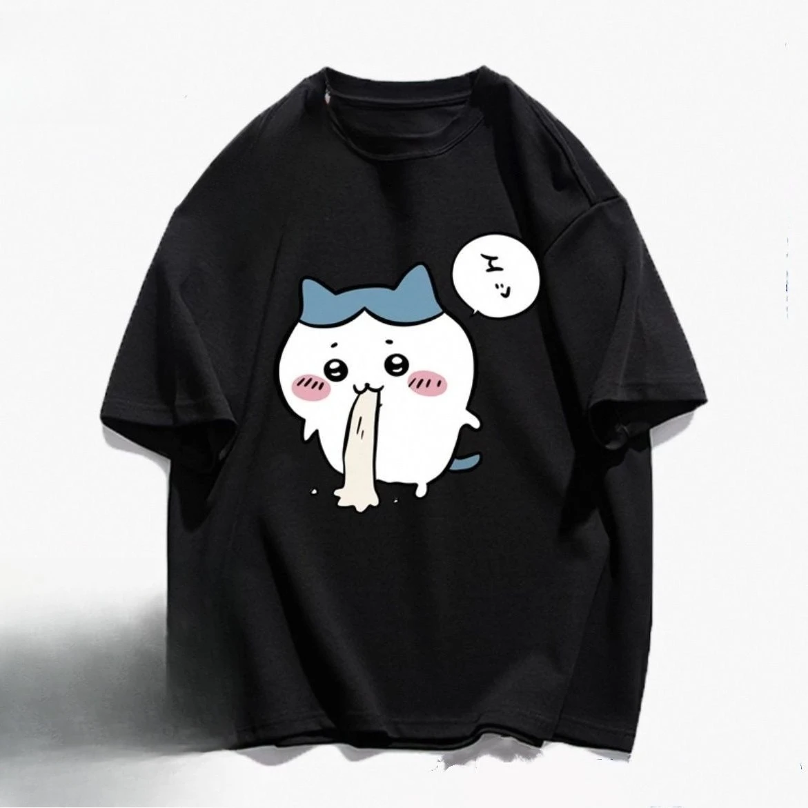 تي شيرت Dessin Animé Japonais Mignon تي شيرت À Manches Courtes Pour Hommes Et Femmes 2025 Nouveaux Vêtements D'mente En Pur Coton Pour #1