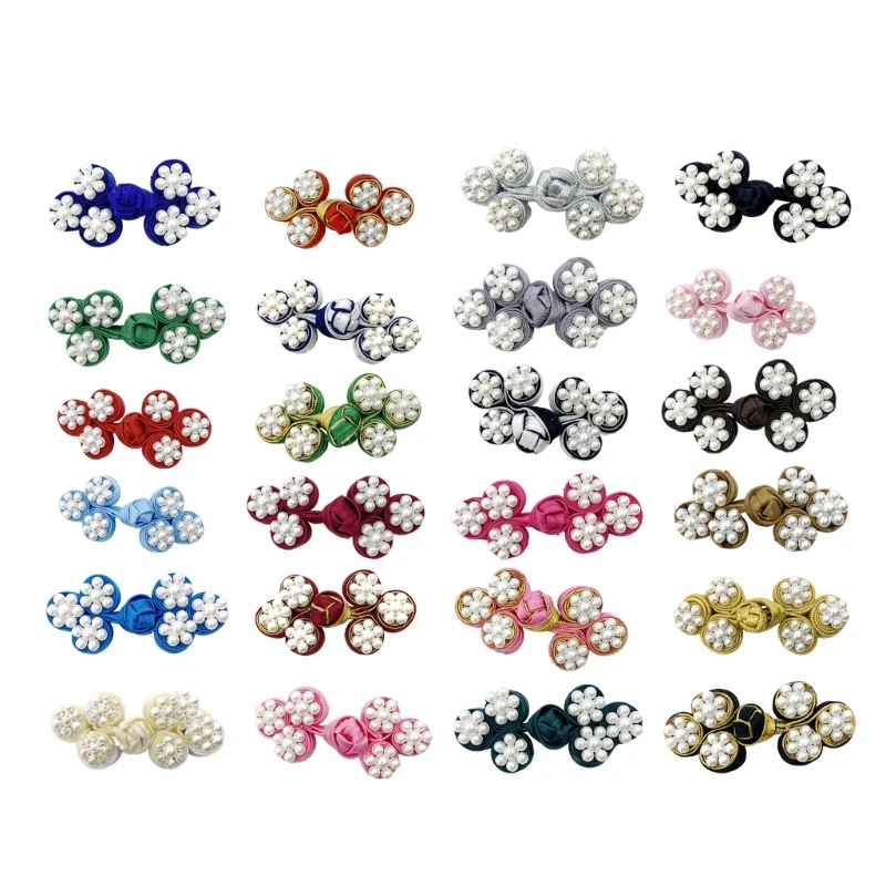 Beaded Chinese Closures Buttons Cheongsa Sewings Fasteners Suit Hanfus Buttons Drop Shipping