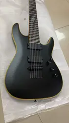 2024 New 8-string electric guitar, matte black body, active pickup, customizable, free shipping