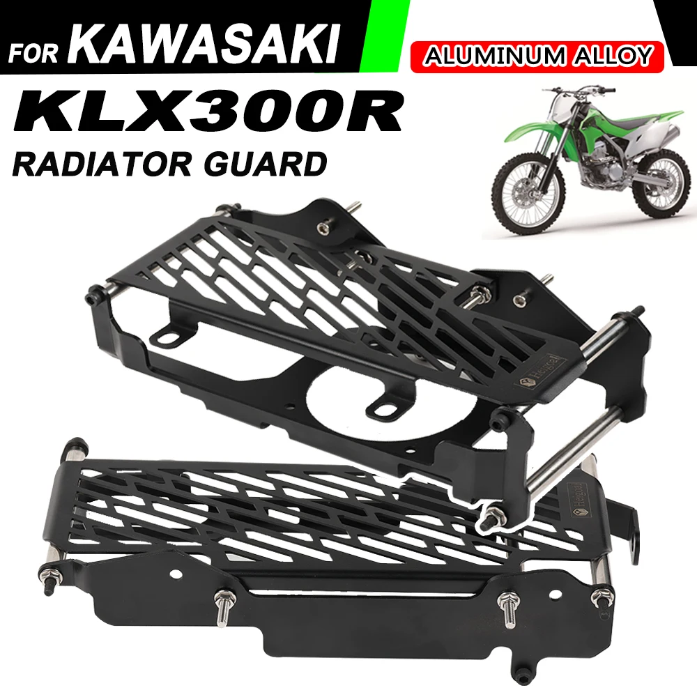 

For KAWASAKI KLX 300R 2020 2021 2022 2023 KLX300R Motorcycle Accessories Left Right Radiator Grille Grill Guard Cover Protector